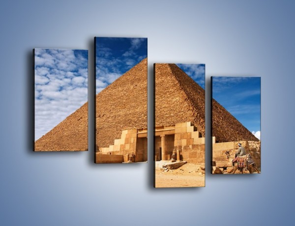 Obraz na płótnie – Wejście do egipskiej piramidy – czteroczęściowy AM602W2