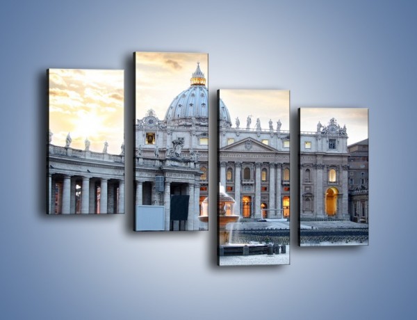 Obraz na płótnie – Bazylika św. Piotra w Watykanie – czteroczęściowy AM722W2