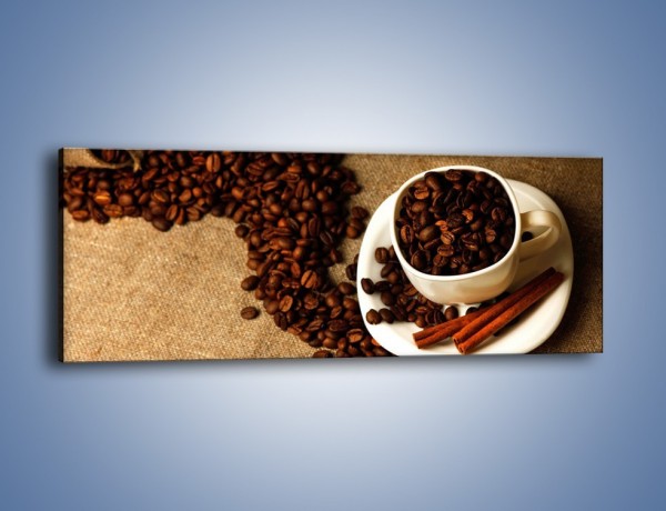 Obraz na płótnie – Kierunek w stronę kawy – jednoczęściowy panoramiczny JN643