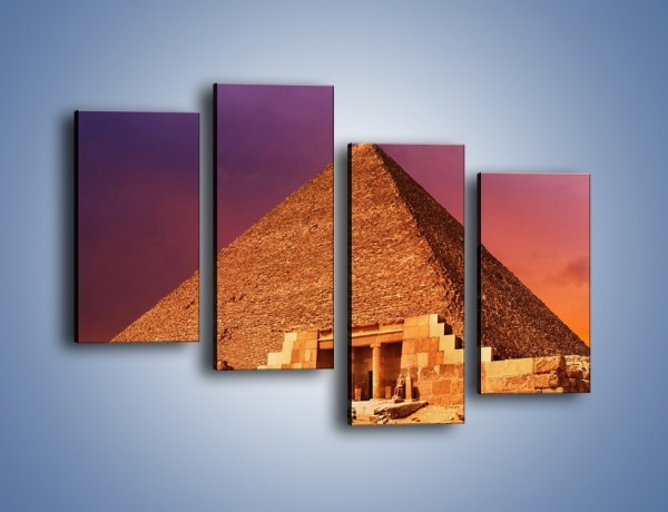 Obraz na płótnie – Piramida w Egipcie – czteroczęściowy AM812W2