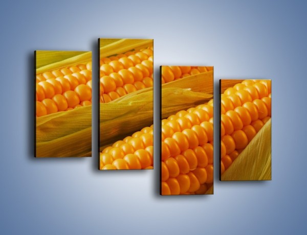 Obraz na płótnie – Kolby dojrzałych kukurydz – czteroczęściowy JN046W2