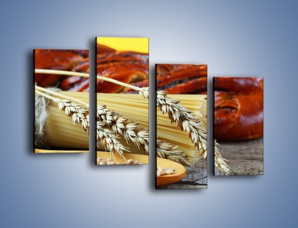 Obraz na płótnie – Chleb pszenno-kukurydziany – czteroczęściowy JN090W2