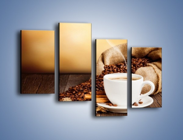 Obraz na płótnie – Zaproszenie na pogaduchy przy kawie – czteroczęściowy JN320W2