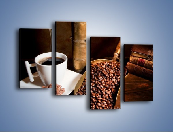 Obraz na płótnie – Opowieści przy mocnej kawie – czteroczęściowy JN360W2