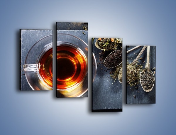Obraz na płótnie – Herbata i inne dodatki – czteroczęściowy JN596W2