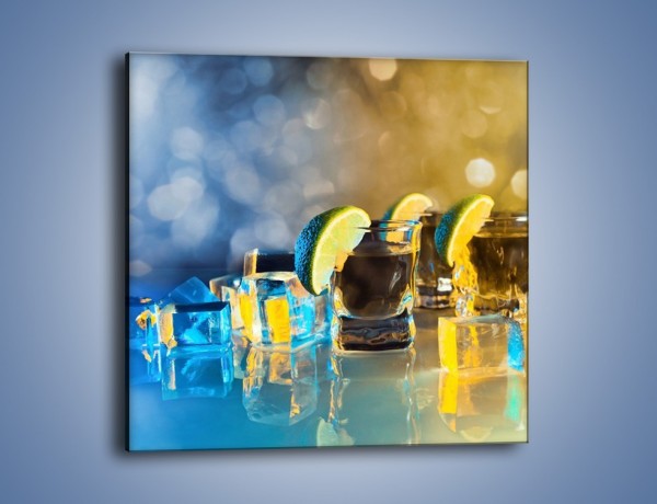 Obraz na płótnie – Zimne shoty z limonką – jednoczęściowy kwadratowy JN294