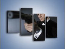 Obraz na płótnie – Bond. james bond – czteroczęściowy L239W2