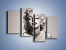 Obraz na płótnie – Seksapil marilyn monroe – czteroczęściowy L342W2