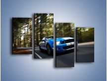 Obraz na płótnie – Ford Shelby GT500 – czteroczęściowy TM039W2