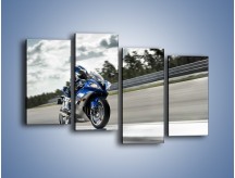 Obraz na płótnie – Yamaha R6 – czteroczęściowy TM045W2