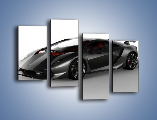 Obraz na płótnie – Lamborghini Sesto Elemento Concept – czteroczęściowy TM060W2