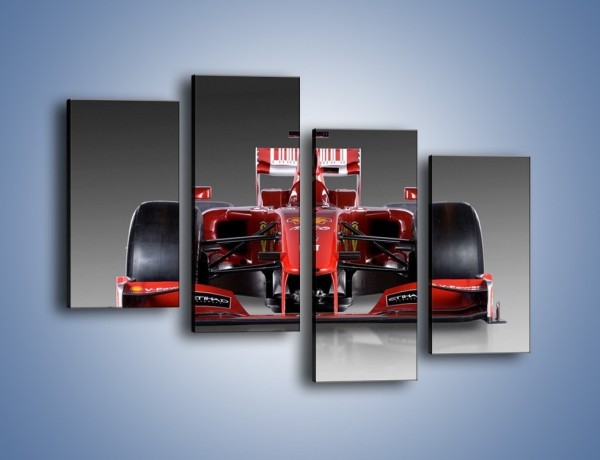Obraz na płótnie – Scuderia Ferrari Formula 1 – czteroczęściowy TM061W2
