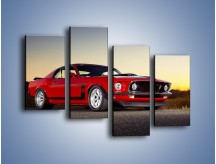 Obraz na płótnie – Ford Boss 302 Mustang – czteroczęściowy TM170W2