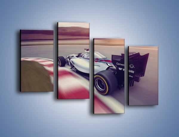 Obraz na płótnie – Formula 1 Williams Martini Racing – czteroczęściowy TM212W2