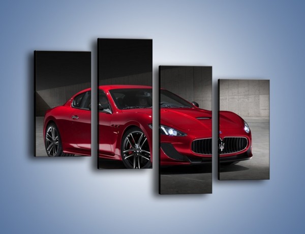 Obraz na płótnie – Maserati GranTurismo Centennial Edition – czteroczęściowy TM240W2