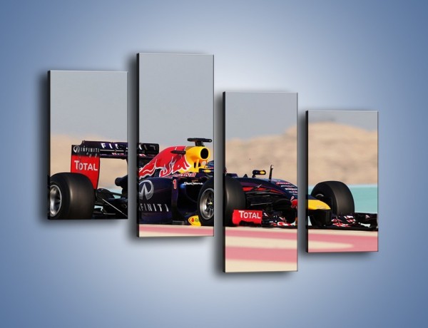 Obraz na płótnie – F1 Infiniti Red Bull – czteroczęściowy TM241W2