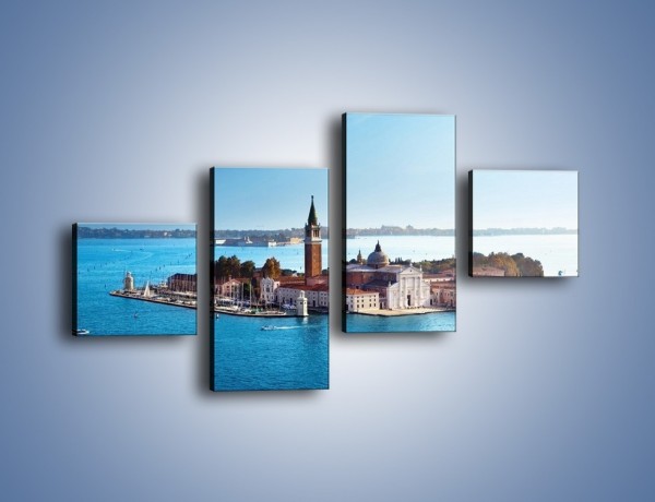 Obraz na płótnie – Wyspa San Giorgio Maggiore – czteroczęściowy AM380W3