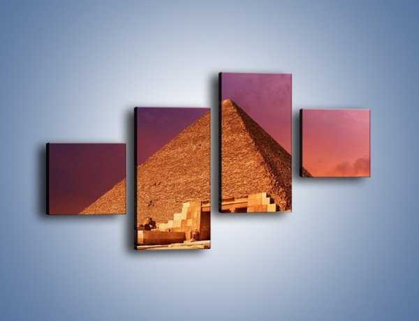 Obraz na płótnie – Piramida w Egipcie – czteroczęściowy AM812W3