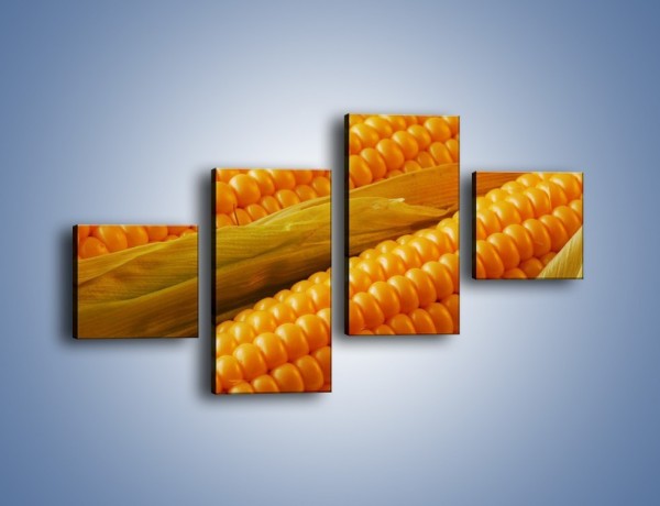 Obraz na płótnie – Kolby dojrzałych kukurydz – czteroczęściowy JN046W3