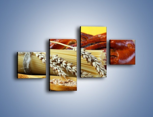 Obraz na płótnie – Chleb pszenno-kukurydziany – czteroczęściowy JN090W3