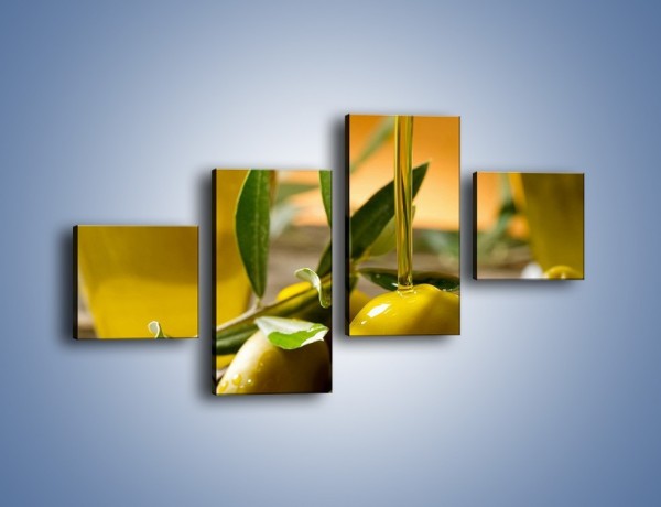 Obraz na płótnie – Oliwa z oliwek – czteroczęściowy JN195W3