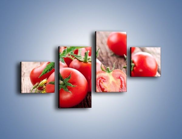 Obraz na płótnie – Pomidorowa uczta – czteroczęściowy JN201W3