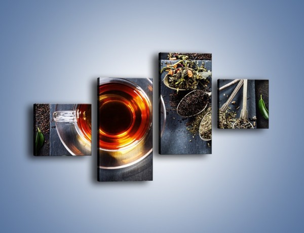 Obraz na płótnie – Herbata i inne dodatki – czteroczęściowy JN596W3