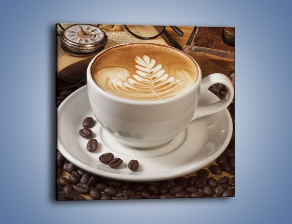 Obraz na płótnie – Czas na kawę – jednoczęściowy kwadratowy JN353