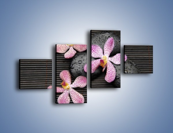 Obraz na płótnie – Rozwinięte ścięte główki kwiatów – czteroczęściowy K889W3