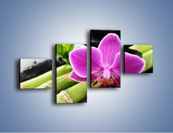 Obraz na płótnie – Idealnie ułożony kwiat – czteroczęściowy K931W3