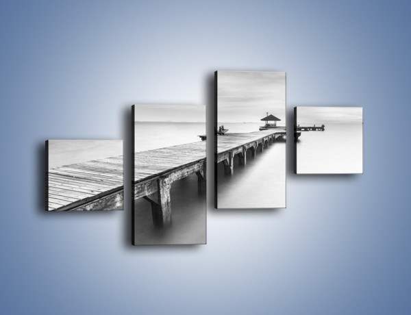 Obraz na płótnie – Most w sepii – czteroczęściowy KN1355AW3