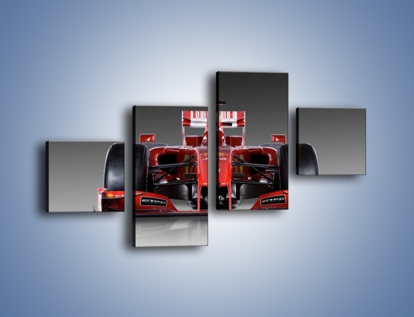 Obraz na płótnie – Scuderia Ferrari Formula 1 – czteroczęściowy TM061W3