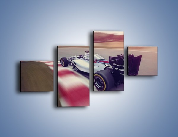 Obraz na płótnie – Formula 1 Williams Martini Racing – czteroczęściowy TM212W3