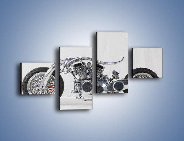 Obraz na płótnie – Niepowtarzalny motocykl – czteroczęściowy TM228W3