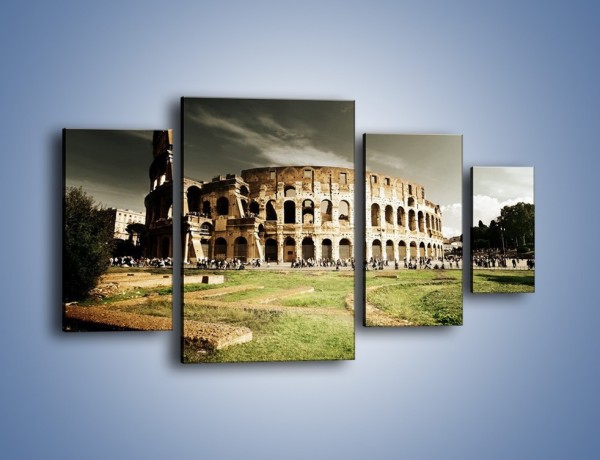 Obraz na płótnie – Koloseum przed burzą – czteroczęściowy AM271W4