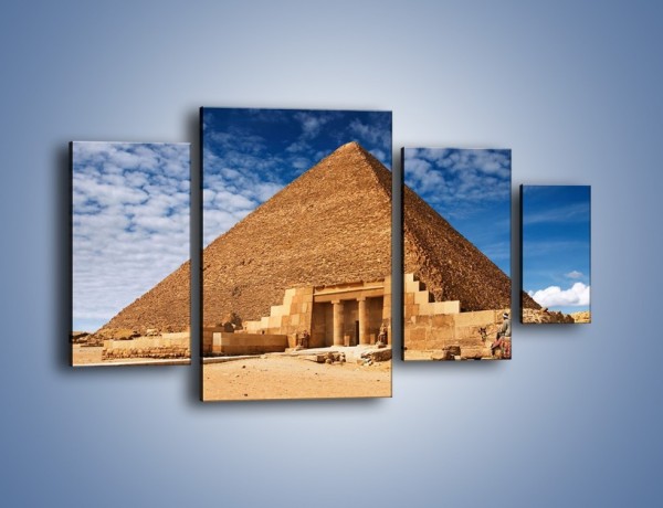 Obraz na płótnie – Wejście do egipskiej piramidy – czteroczęściowy AM602W4