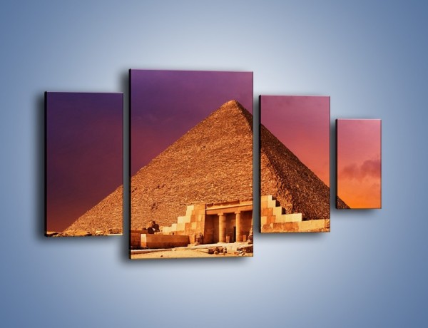 Obraz na płótnie – Piramida w Egipcie – czteroczęściowy AM812W4