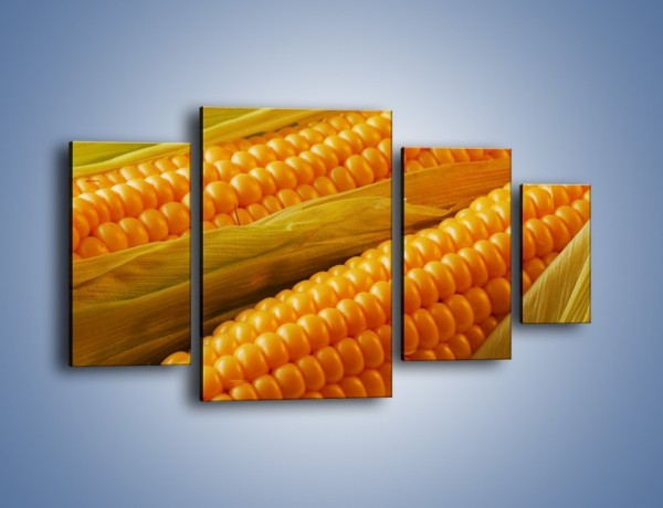 Obraz na płótnie – Kolby dojrzałych kukurydz – czteroczęściowy JN046W4