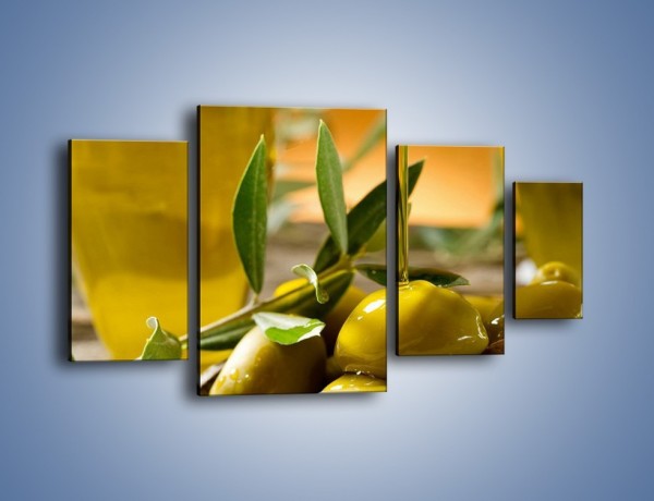 Obraz na płótnie – Oliwa z oliwek – czteroczęściowy JN195W4