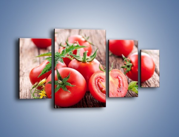 Obraz na płótnie – Pomidorowa uczta – czteroczęściowy JN201W4