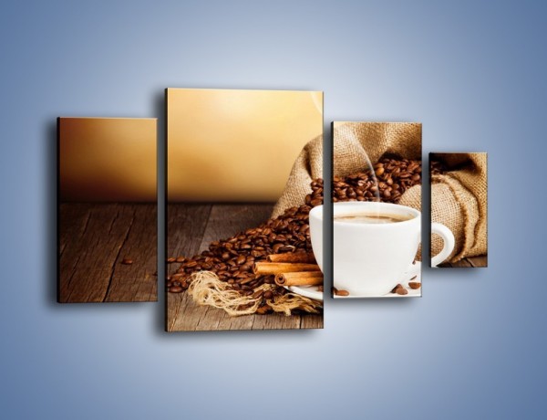 Obraz na płótnie – Zaproszenie na pogaduchy przy kawie – czteroczęściowy JN320W4