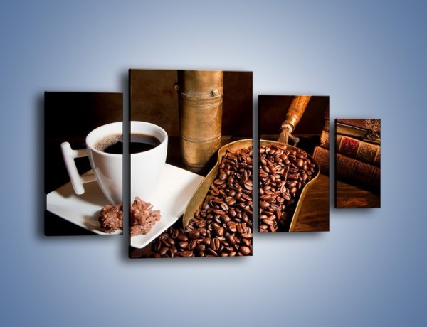 Obraz na płótnie – Opowieści przy mocnej kawie – czteroczęściowy JN360W4