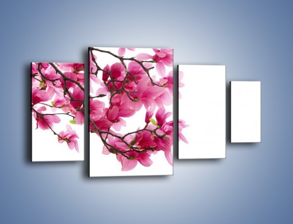 Obraz na płótnie – Kwiat wiśni na drzewie – czteroczęściowy K003W4