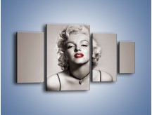 Obraz na płótnie – Seksapil marilyn monroe – czteroczęściowy L342W4