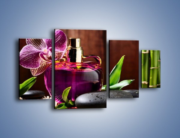 Obraz na płótnie – Najpiękniejsze kobiece perfumy – czteroczęściowy O177W4