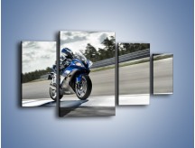 Obraz na płótnie – Yamaha R6 – czteroczęściowy TM045W4