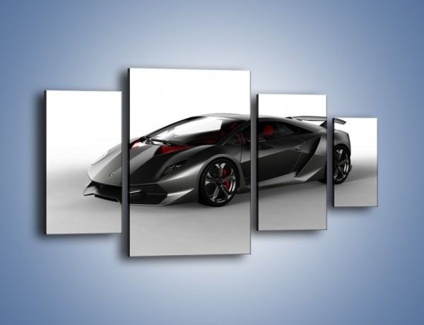 Obraz na płótnie – Lamborghini Sesto Elemento Concept – czteroczęściowy TM060W4