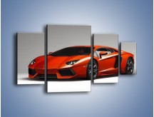 Obraz na płótnie – Lamborghini Aventador – czteroczęściowy TM067W4