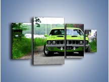 Obraz na płótnie – Plymouth Barracuda – czteroczęściowy TM130W4