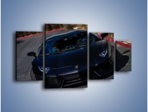 Obraz na płótnie – Lamborghini Aventador w kolorze matowym – czteroczęściowy TM163W4